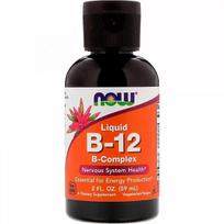 Now Foods Vitaminas B-12, SKYSTAS B KOMPLEKSAS 59 ml