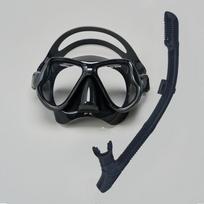 Adult Professional Anti-Fog Snorkeling Set with HD Tempered Glass Mask & Full Dry Snorkel Standard