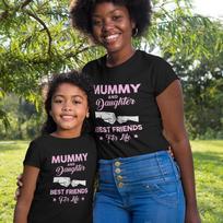 Mummy and Daughter Matching T-shirt Mum andChild Cute Mummy Gift Mother's Day Top 3XL