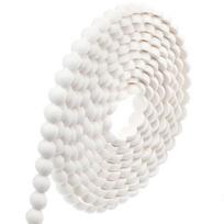 A84E-Decorative Wall Trim For Bathroom Mirrors-Flexible Molding Trim Peel And Stick 10Ft Bead Pearl DIY For Walls Frame balta