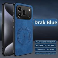 For Honor 600 Pro Case Hard Matte Comfortable Feel For Magsafe Magnetic Non-slip Protection Back Case For Honor 600 Shell Bumper Honor 600 tamsiai mėlyna spalva