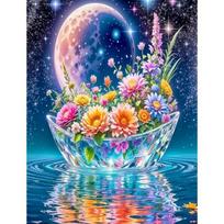 5d Diamond Painting Kits For Adults For Adults Rhinestone Of Picture Flower Full Round/Square Paint With Diamonds Create Wall Full Round 20X30cm