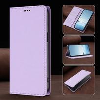 For Motorola Edge 50 60 70 Fusion 5G Flip Case RFID Leather Book Capa Moto Edge 70 Fusion 60 Pro 50 Neo 40 Pro Wallet Cover Moto Edge 70 Fusion šviesiai violetinė spalva