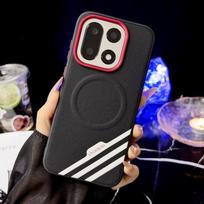 For OnePlus 15T Case Luxury Vegan Leather Magnetic MagSafe Protective Back Cover For OnePlus 15 15R 13 13T 13S 13R Phone Shell OnePlus 13 juoda