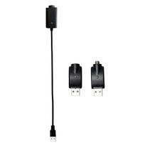 Išmanusis USB 510 sriegio įkrovimo laidas su LED indikatoriumi, išmanusis apsaugos nuo perkrovimo adapteris ir belaidžio lituoklio įkrovimas juoda