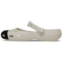 Crocs Classic Spalvų Bloko Baleto Klumpės Moteriškos klumpės Smėlio spalvos Juodos 215962-2TP 34-35