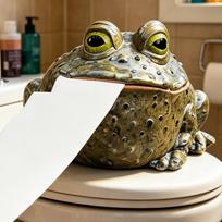 Decorative Tissue Box Covers Funny Frog Shaped Dispenser Decor Animal Toilet Paper Holder For Bathroom Office Living Room