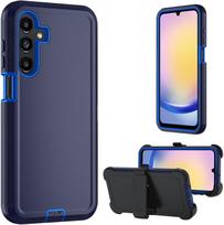 Karinio lygio apsauga nuo kritimo OTT šarvuotas dėklas, skirtas Samsung Galaxy A57 A37 A17 A07 A56 A36 A26 A16 A06 A55 A36 A25 A15 A05 Apsauginis dangtelis Galaxy A56 tamsiai mėlyna spalva
