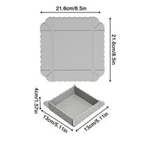 Multifunctional Magnetic Silicone Insulation Pad Silicone Portable Magnetic Folding Bowl Anti Slip Heat Resistant Placemat (as the picture,21.6x21.6cm)