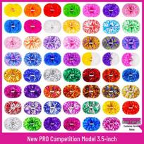 Pro Competition Cheerleading Pom-Poms: Handheld, Colorful Dance Cheer Balls blue