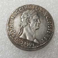 Antique Roman Coin Copper-Plated Silver Round Silver Dollar #3430 Copper