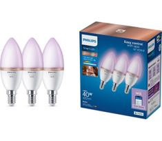 Rinkinys 3x LED RGB reguliuojama lemputė Philips SMART C37 E14/4,9W/230V 2200-6500K