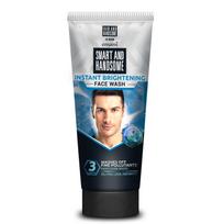 Smart And Handsome Face Wash Instant Brightening Mens Daily Face Cleanser Oil Free Cooling Fresh Skin Grooming Gel 150g