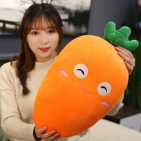 Children's Educational Carrot Doll Hand Warmer Pillow & Sofa Cushion Gift 43cm (Pillow) kaip parodyta spalva