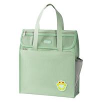 Solid Color Canvas Tote Bags Lightweight Student Book Shoulder Bag  Carrying Bag žalia