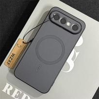 For VIVO X300 FE Case Matte Hard Business Leather Magnetic Anti Fall Protective Phone Cover For X300 FE Shell Shockproof Bumper vivo X300 FE pilka spalva