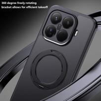 Dėklas Xiaomi Mi 17T Pro, kietas, su žiedu-stovu, magnetinis MagSafe, apsauginis galinis dangtelis, korpusas Xiaomi Mi 17T 15T Pro Xiaomi 17T Pro juoda