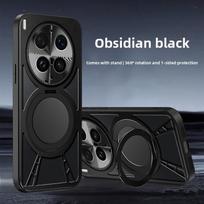 For VIVO X300 Ultra Case Hard alloy Ring Stand Magnetic MagSafe Protective Back Cover Case For VIVO X300S X300 Pro Phone Shell vivo X300 Ultra juoda