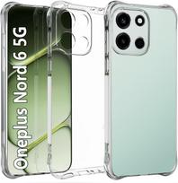 For OnePlus Nord 6 Clear TPU Four Corners Military-Grade Protection Cover Transparent Soft Funda OnePlus Nord 6 gryna