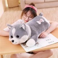 60-100cm Cute Corgi Dog Plush Toy Lovely Christmas Gift for Kids Stuffed Soft Animal Cartoon Pillow  Valentine Present 60cm