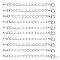 20pcs Extender Extension Chain with Lobster Clasps for Bracelet or Necklace