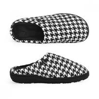 Subu Hounds Tooth  Sb 17  Down Brushed Padded Slippers SUBU HOUNDS TOOTH (1)