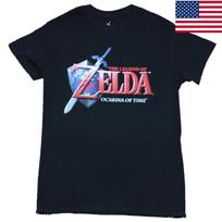 Legend of Zelda Suaugusiųjų Naujas - Laiko Okarina Klasikinis Žodinis Logotipas Unisex Marškinėliai M