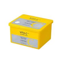 MISSHA Vita C Plus Kasdienė tonizuojanti lakštinė kaukė 30 vnt. – Skaistinanti vitamino C drėkinanti ir odos tekstūrą gerinanti veido kaukė 350 ml 30 Sheets