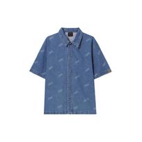 Air Jordan Flight Denim Print Denim Shirt 'Blue' Men's FN4654-436 S