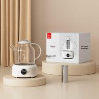 LOTOR 1L All-Glass Electric Health Kettle & Tea Maker CN plug (adapter included)