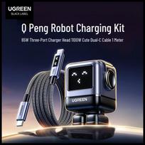 UGREEN Q-Robot 65W GaN Charger Set with 100W Digital Display Type-C Cable