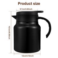 Vintage Floral Kitchen Tea Kettle Stainless Steel Hot coffee Pot Insulated Teapot Infuser Thermal Insulation Pots Home Teaware