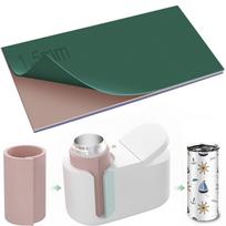 3 vnt. sublimacinis stiklinės įvynioklis 3 storių daugkartinio naudojimo silikono puodelio plaktuko įvynioklis, skirtas puodelių spaudimo mašinai 20OZ 16OZ 12OZ puodelio šildymas other