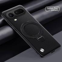 For Huawei Honor Magic 8 Pro AIR Case Hard PU carbon fiber Ring Stand Magnetic Protective Back Cover For Magic 8 8Pro Air Shell Honor Magic8 Pro juoda