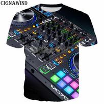 Naujas atvykimas marškinėliai vyrams/moterims hip hop Tiesto DJ/garso pultas 3D spausdinti marškinėliai laisvalaikio Harajuku stiliaus marškinėlis streetwear viršutiniai drabužiai S
