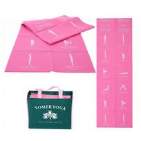 1Pc Yoga Mat Pilates Fitness Mat 5mm Thicknes Non Slip Yoga Cushion Travel Fitness Exercise Pad for Women Home Gym Floor Workout