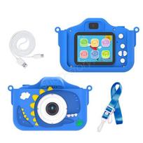 Skaitmeninis fotoaparatas - DINOCAM - 1080P - Vaikams - Įkraunamas per USB - Mėlynas žalia