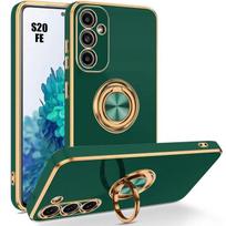 Dėklas - BOOLING - skirtas Samsung Galaxy S20 FE - Naktinis žalias - Lankstus - Atsparus smūgiams - Atsparus įbrėžimams žalia