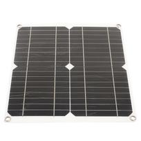 Solar Panel Monocrystalline Silicon Waterproof High Performance for RV Car Boat Trailer 20W 18V 10A