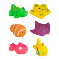 Cat Pool Toys 6pcs Floating Water Toy Cat Interactive Fun Swimming Bath Fish Toy for Bored Indoor Pet Cat to Reduce Boredom