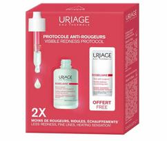 Veido priežiūros priemonių rinkinys Uriage Roseliane Visible Redness Protocol, 45 ml, 2 vnt.