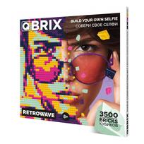 Konstruktorius Mozabrick Qubrix Retro Wave, 3500 vnt., įvairių spalvų