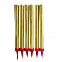 Torto fontanėliai 18cm aukso spalvos Rinkinys - 6 vnt.
