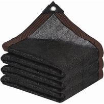 2x2m 2x4m Lauko apsaugos nuo saulės tinklas, UV apsaugos audinys žaidimų aikštelei, sodui, šiltnamių augalams, kiemo tvorai apsaugoti nuo saulės 2*2M 75% shading rate juoda