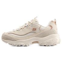 Skechers DLites 1.0 Panda Batai Mocha Lokys Vanilinis Patogūs Universalūs Laisvalaikio Sportiniai Aukštį Didinantys Žemi Dad Batai Moteriški Kedai 896145-NAT 38