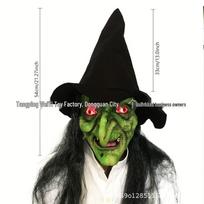 Scary Witch & Ghost Face Mask Halloween Horror Headgear