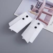 Baltos netikros apykaklės mygtukinės dekoratyvinės nuimamos netikros marškinių apykaklės elegantiškas apykaklės prailginimas prailginimo rankovė drabužių aksesuarai gray