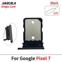 Micro Nano SIM Card Holder Tray chip slot drawer Holder Adapter Socket For Google Pixel 7 / 7 Pro / 7A (Single Card) Pixel 7 Black
