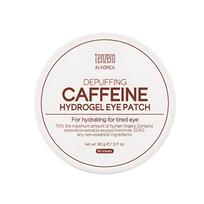 TENZERO Depuffing Caffeine Hydrogel Eye Patch 90g 60sheets for Intensive Cooling Shield and Skin Energizing Care