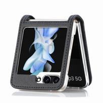 Leather Case for Samsung Galaxy Z Flip 6 5 5G Flip6 Flip5 Flip4 Flip3 Flip2 Flip1 Flip 4 3 2 1 Card Slot Accessories Folding Bag for Galaxy Z Flip 6 juoda
